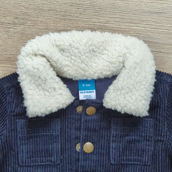 Corduroy 0-3 month onesie - Picture 2 of 2